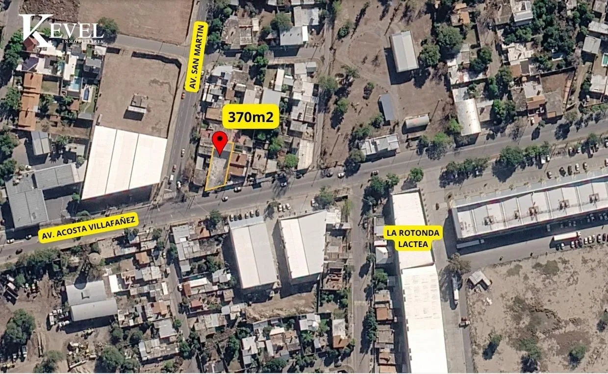 Lote sobre av. Acosta villafañes con 13mt de frente