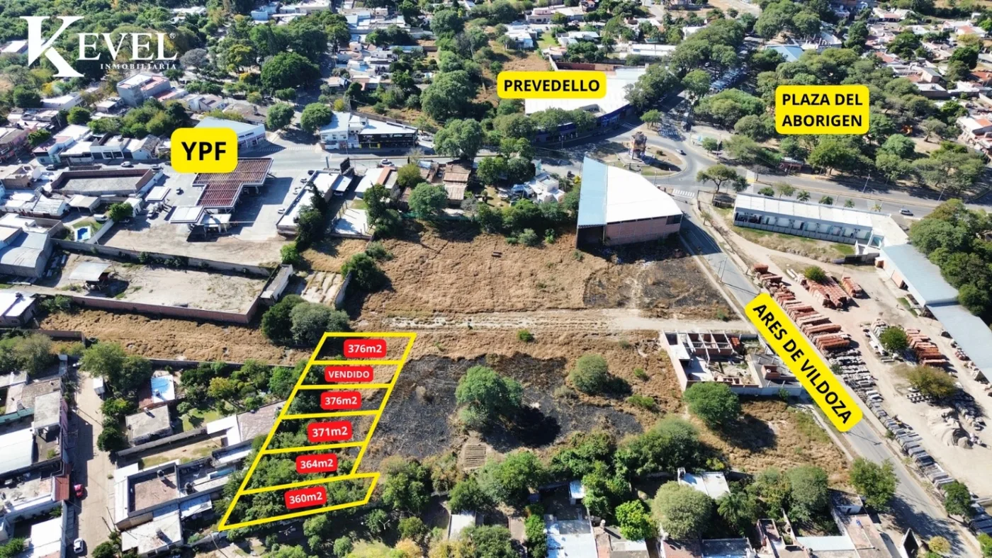 Lotes a 100m de plaza del aborigen
