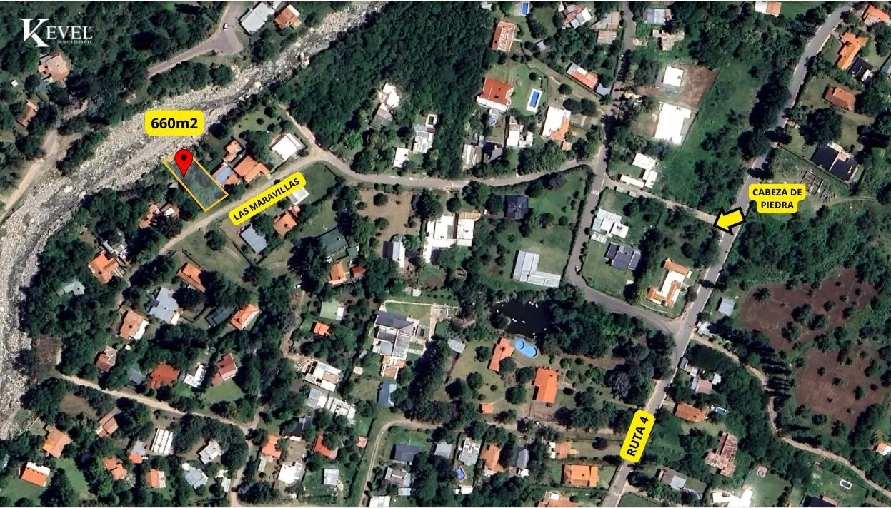 Lote en el rodeo de 660 m² con servicio de luz y agua