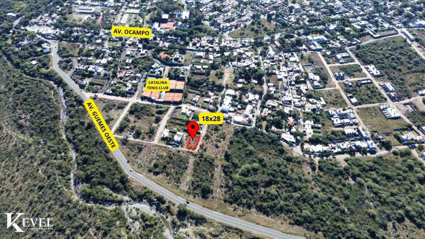 Terreno esquina a 50m de av. Guemes oeste
