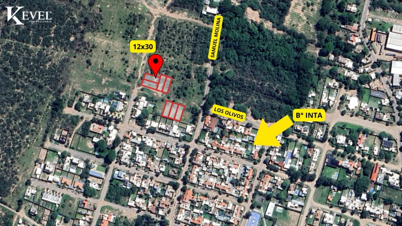 Terrenos de 360 m² en B° inta