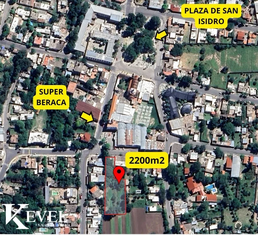 Terreno / Lote en venta de 2264 m²