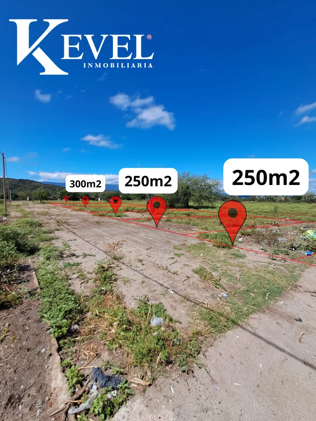 Lotes de 250 m² y 300 m² con luz y agua, foto 3