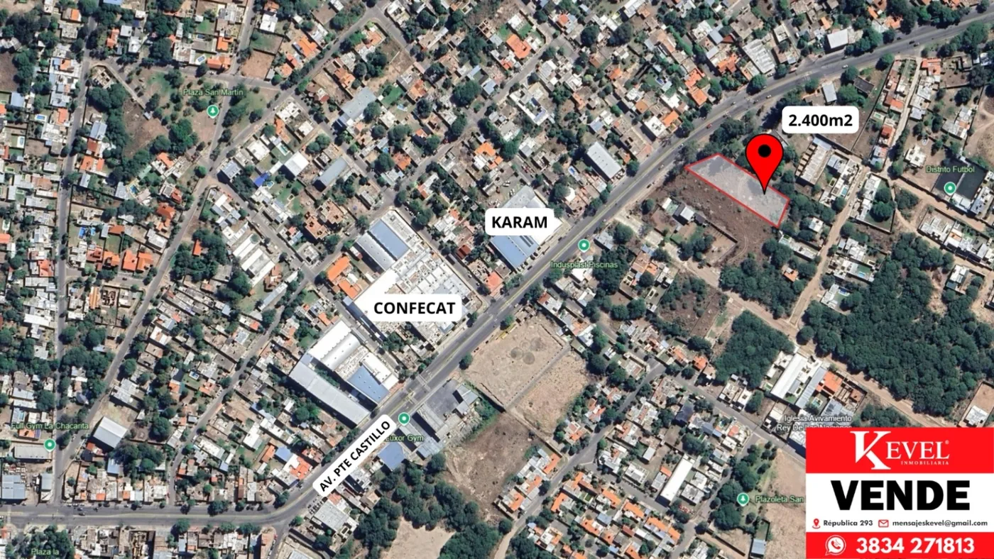 Lote de 2.400 m² a 20m de av. Pte castillo, foto 2