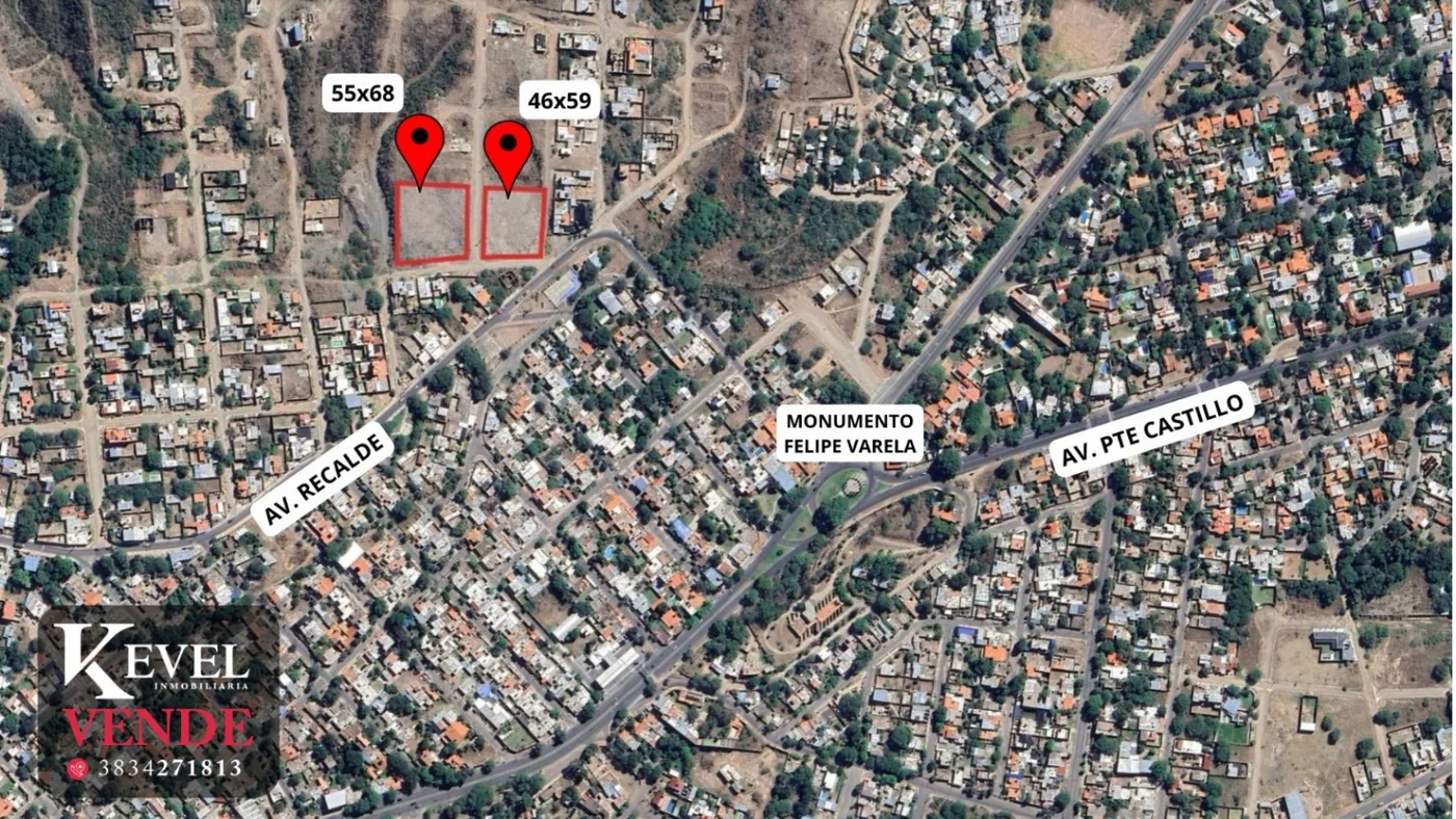 Lotes de 2.617 m² y de 3.597 m²