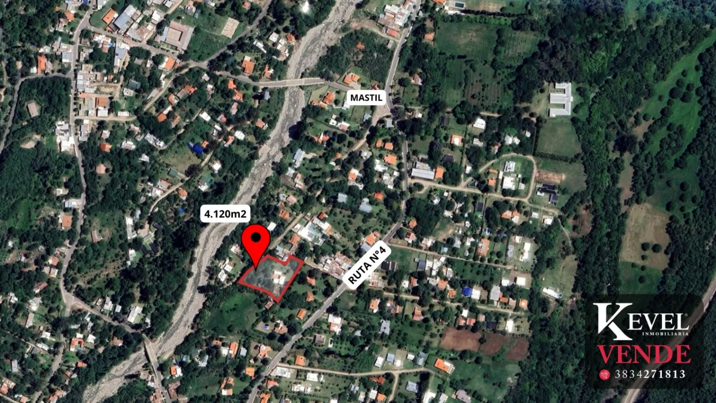 Terreno en venta de 4120 m²