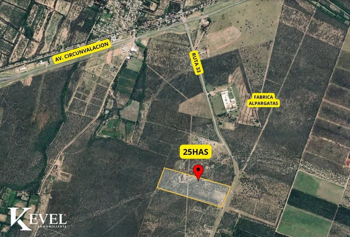 Lote de 256187 m² sobre ruta 33, camino a el aeropuerto felipe varela,, foto 1