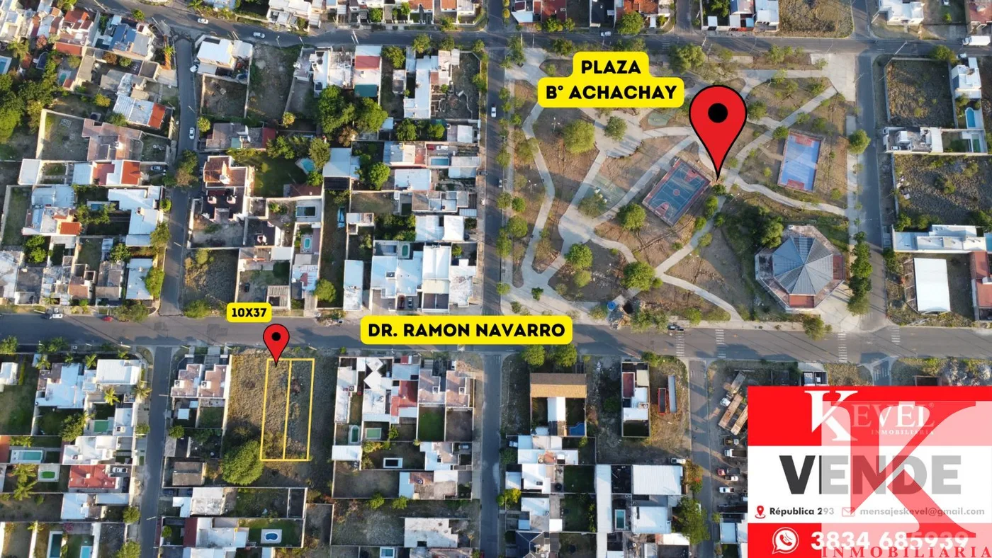 Terrenos de 10×40 a 50m de plaza del B° achachay, foto 1
