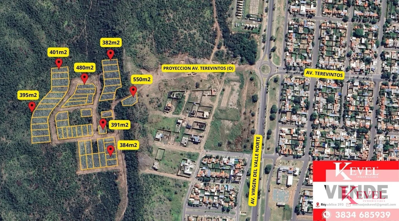 Terrenos a 200m de av. Virgen del valle